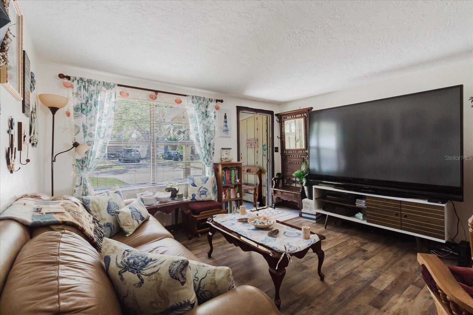 Living Room With View of Frnt Door. New Luxury Vinyl Floors In May 2025