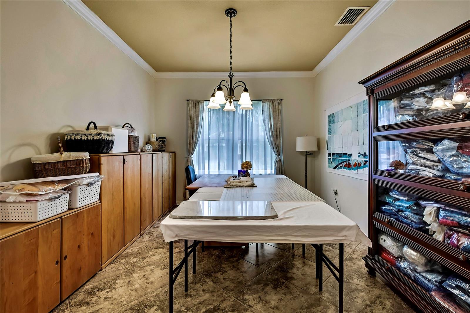 front view of craft room