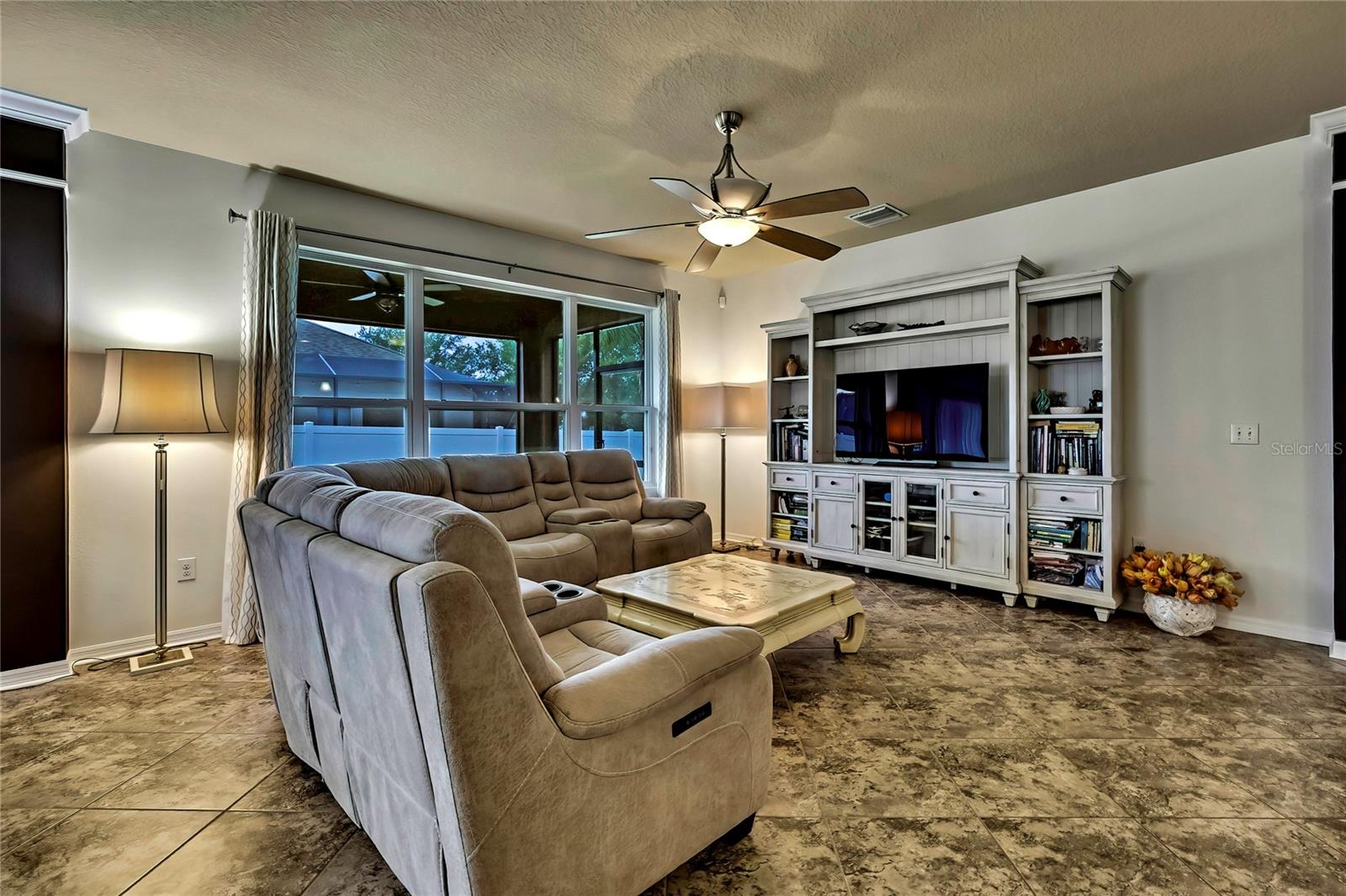 angle view of living room