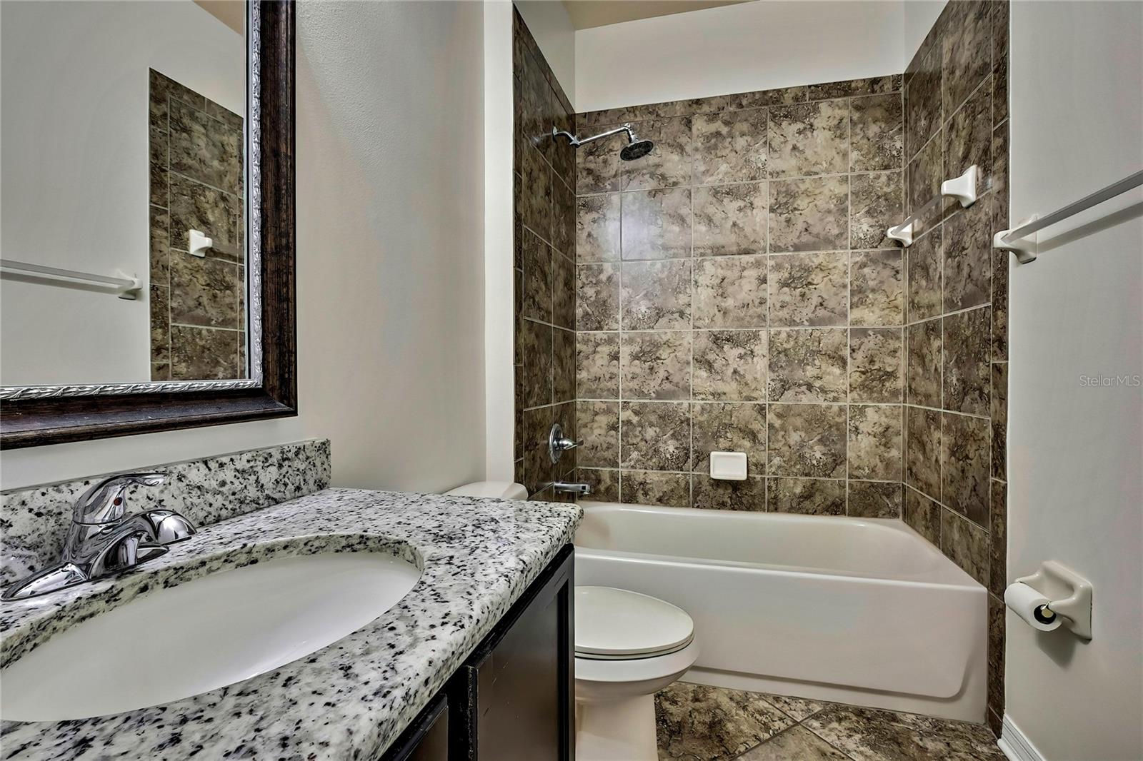 straight view of shared bathroom