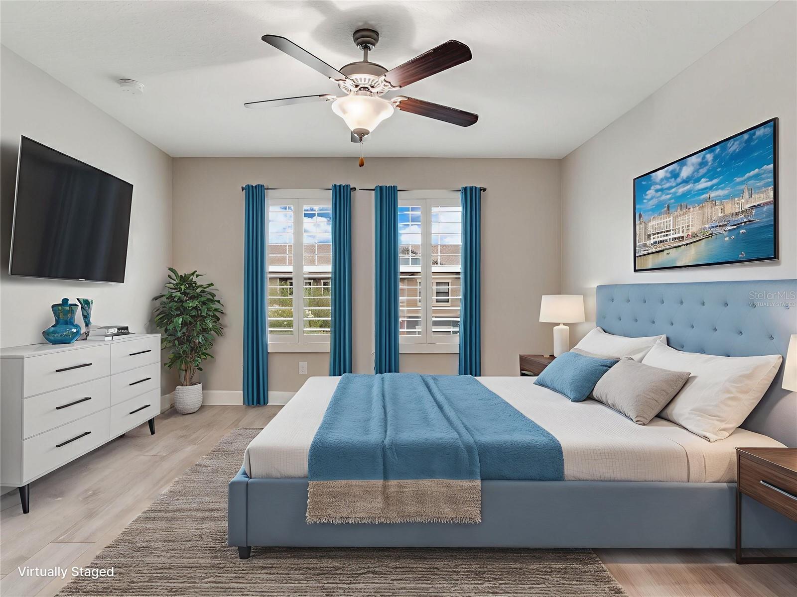Virtually Staged - Primary Suite