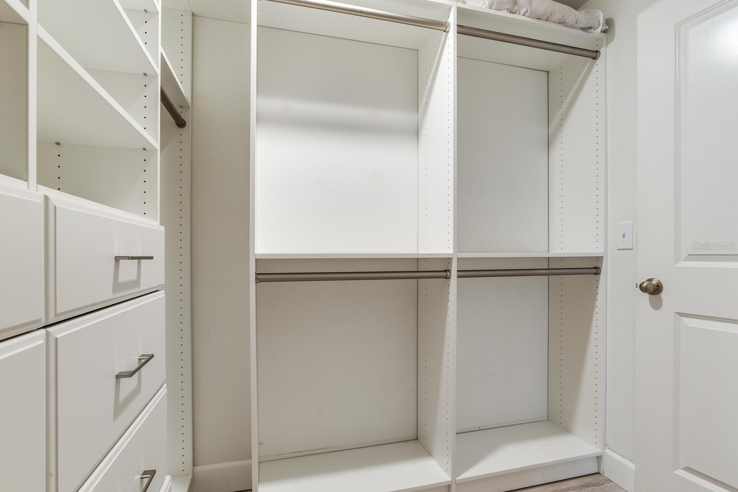Primary Suite Walk-In Closet