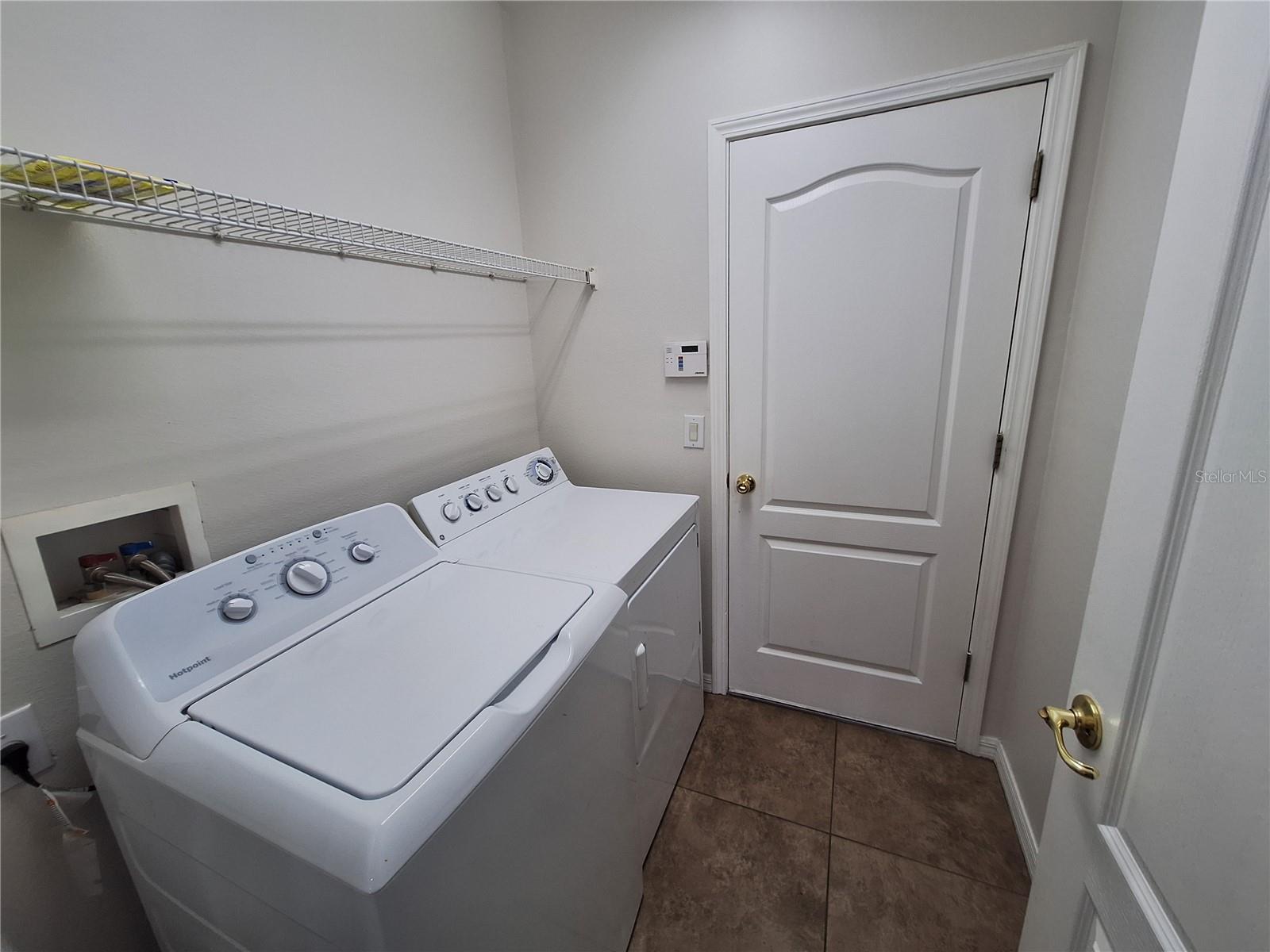 Laundry by garage