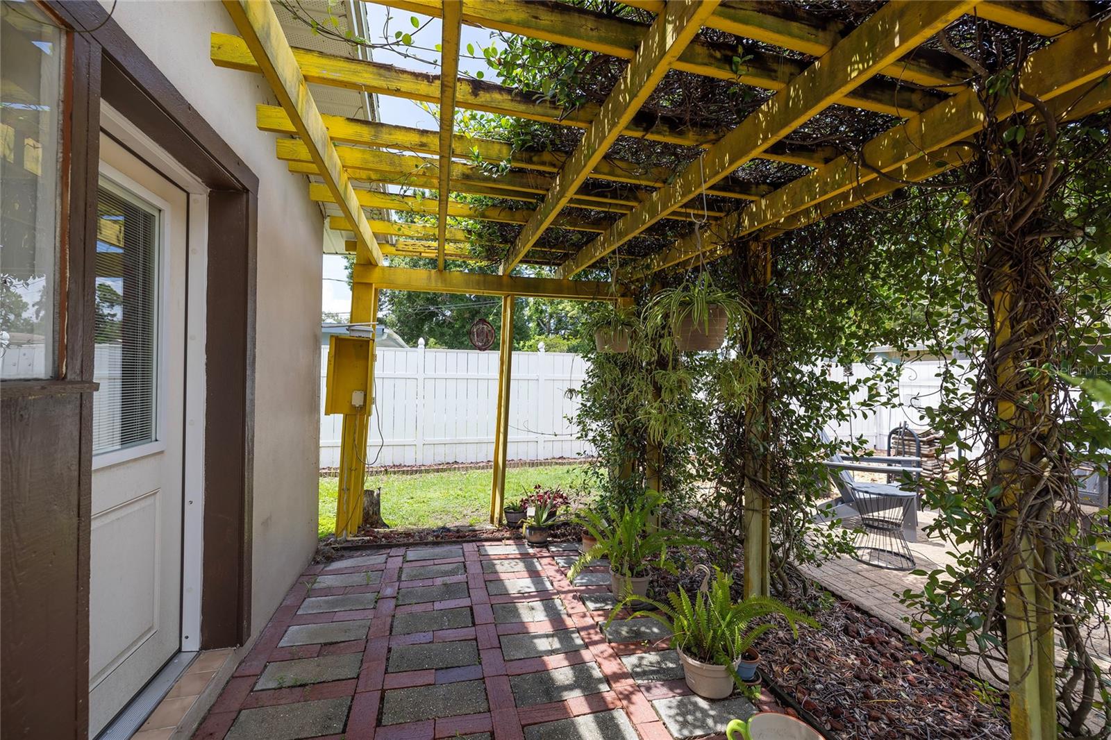 Private Master Back Patio
