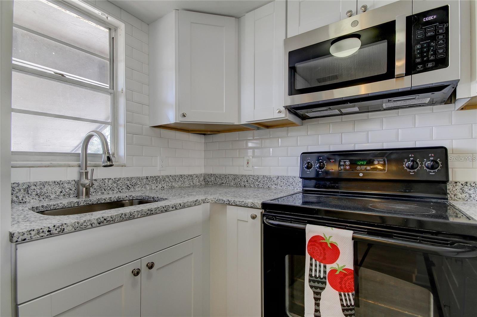 Kitchen front window