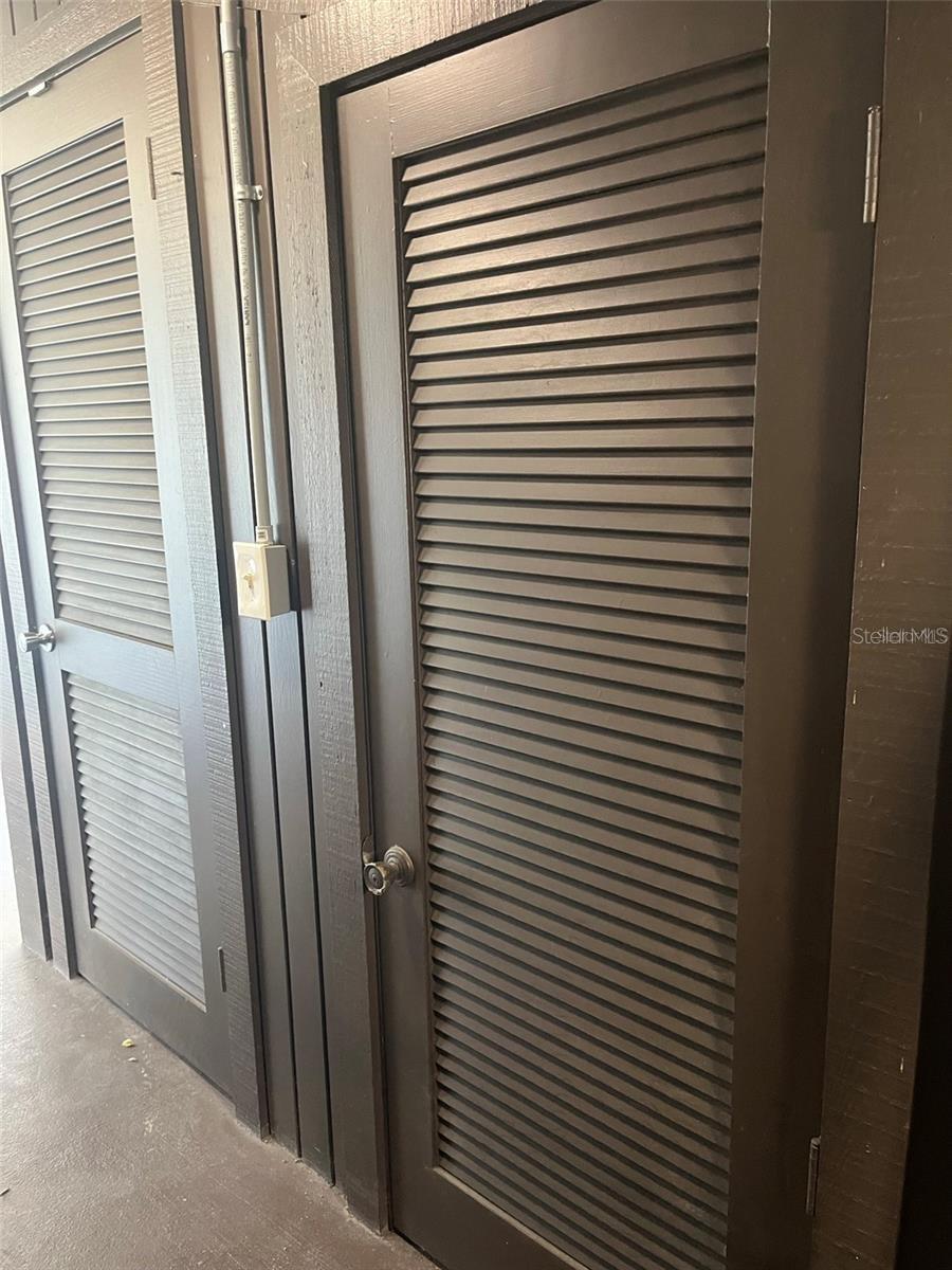 extra outside storage closet