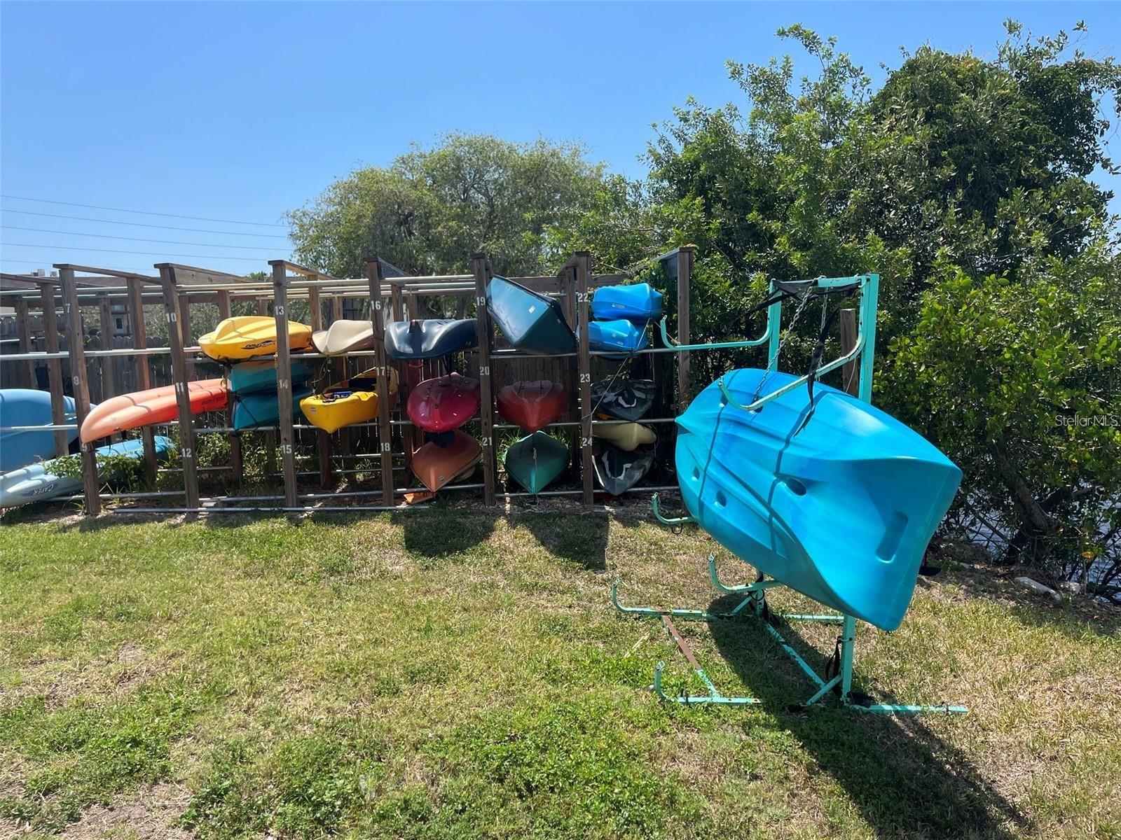 kayak storage