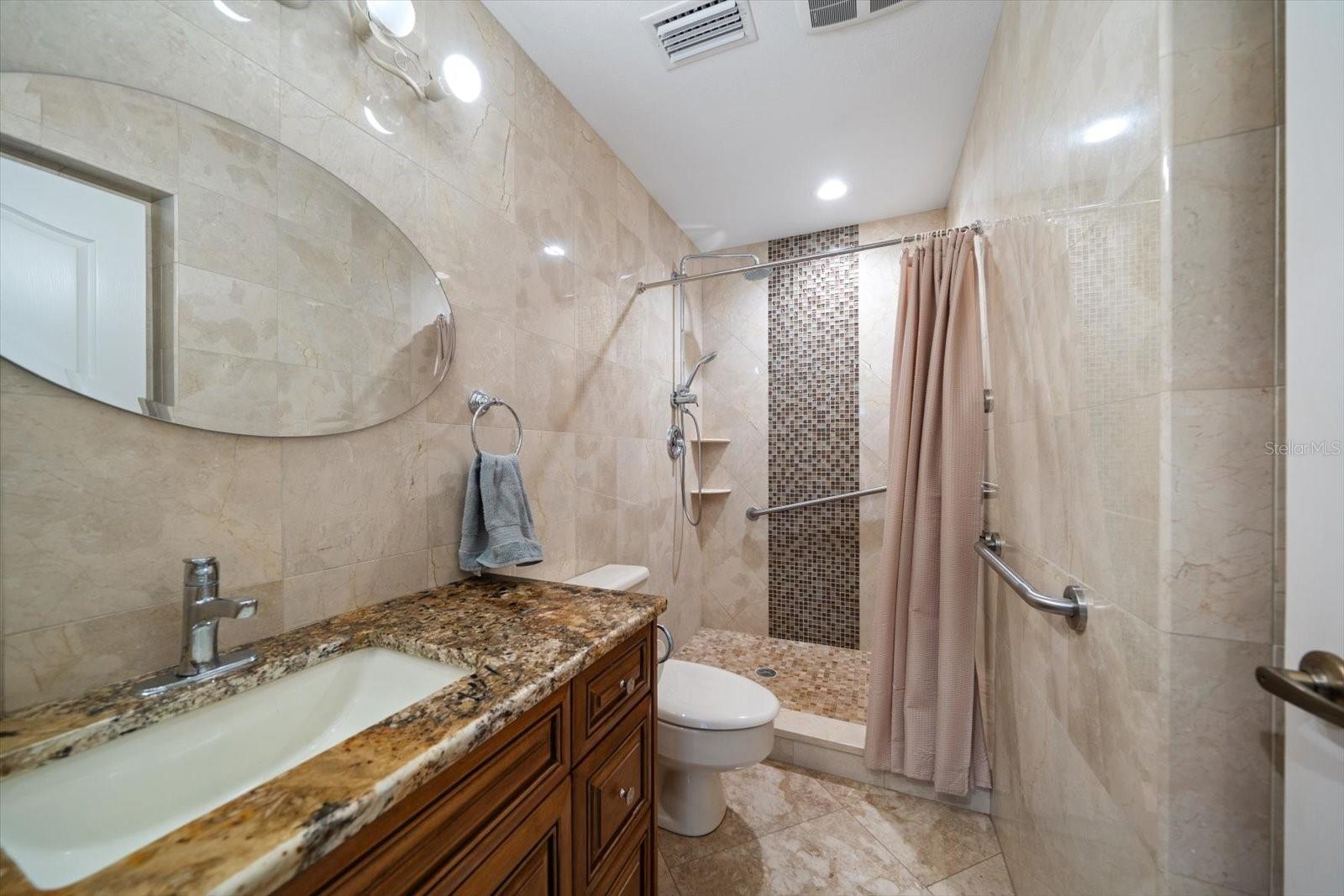 3rd Bathroom - In Law Suite - Also accessible from Pool Area