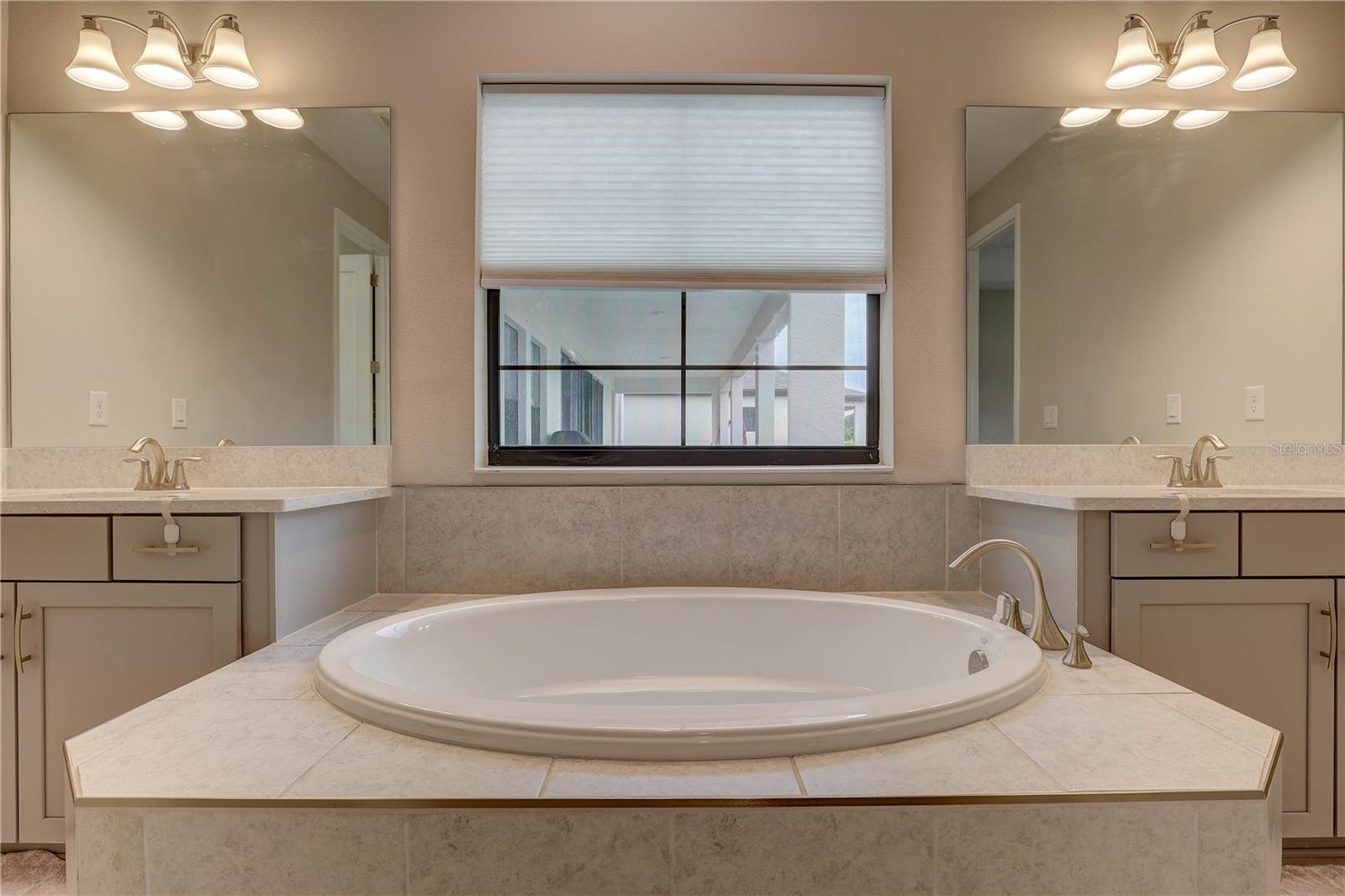 Large garden tub