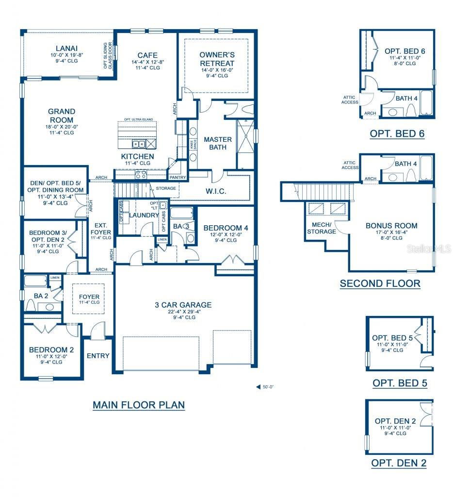 Floor plan - 5th bedroom added to this home