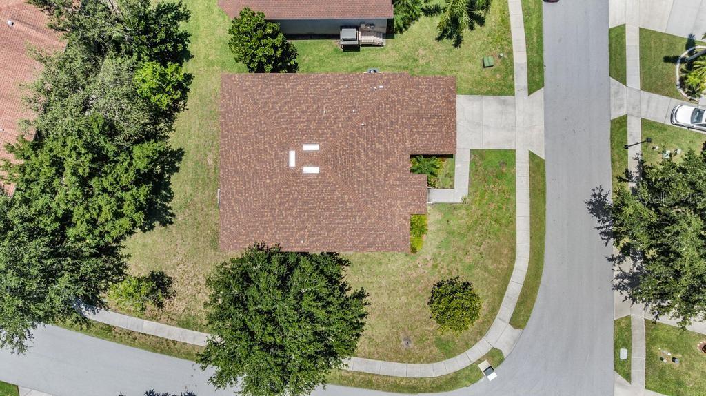 Situated on a nice-sized corner lot.