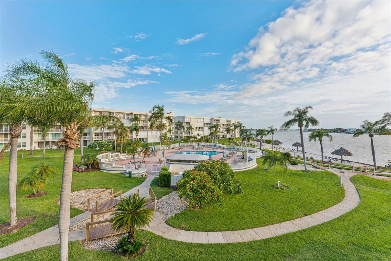 Balcony View of Pool