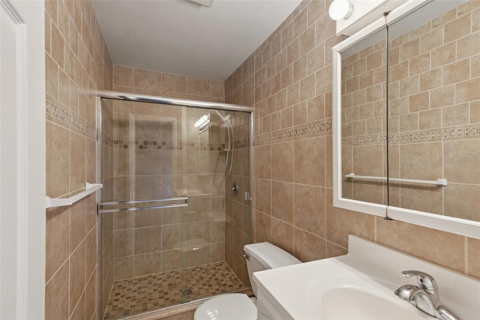Master bathroom.