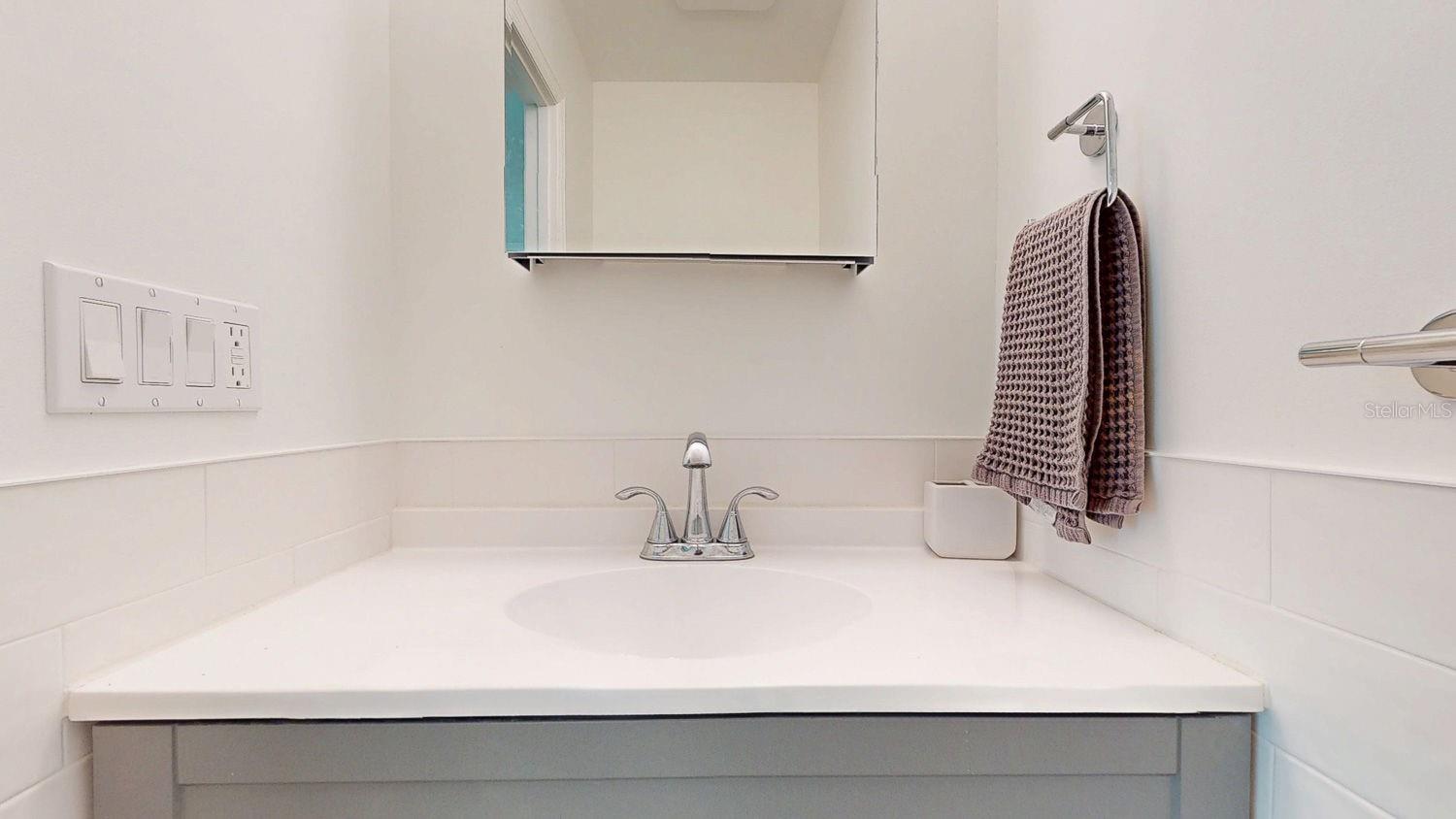Half bath vanity