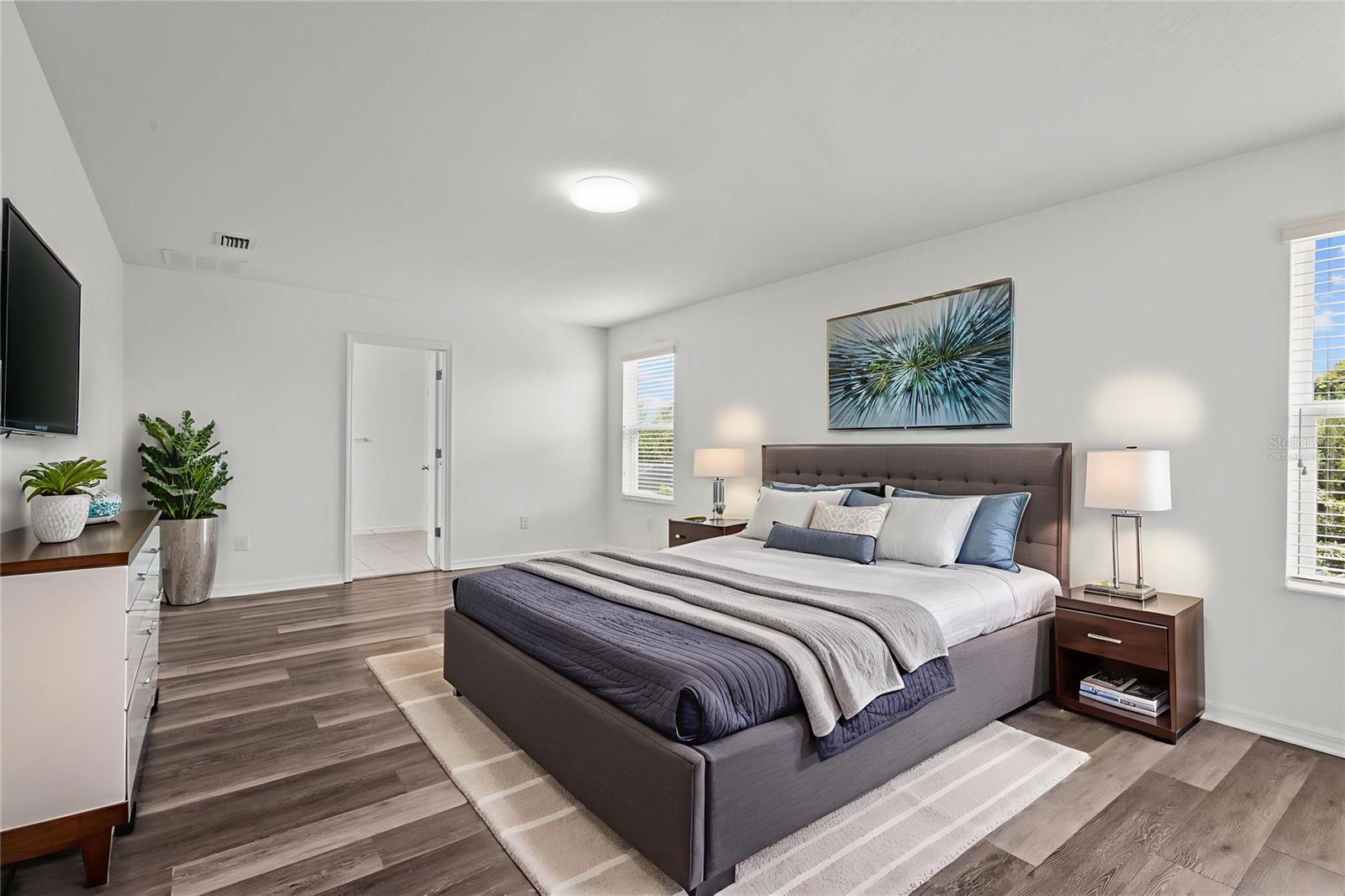 Primary Bedroom - Virtually Staged