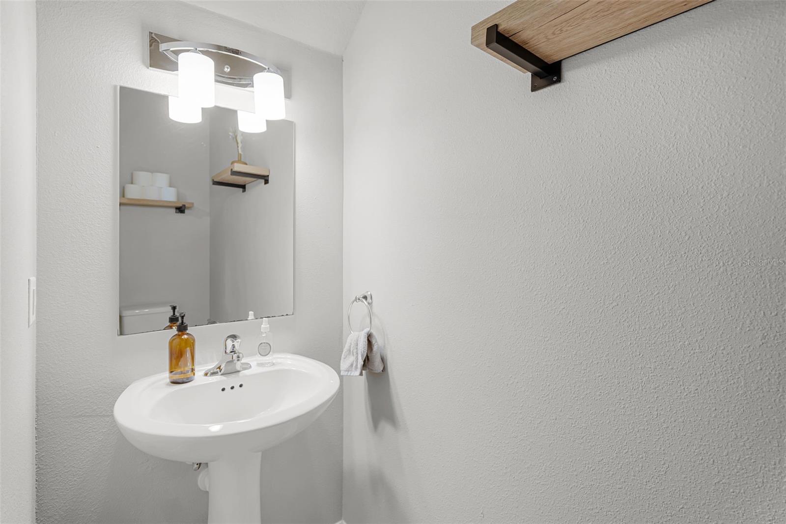 1/2 bathroom-downstairs