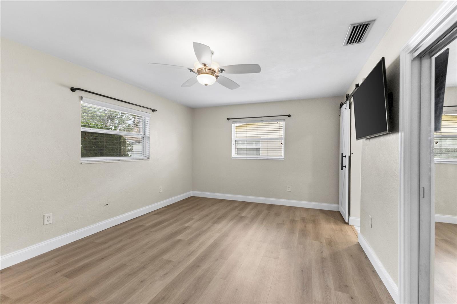Virtually Staged Primary Bedroom w/ En-Suite Bath