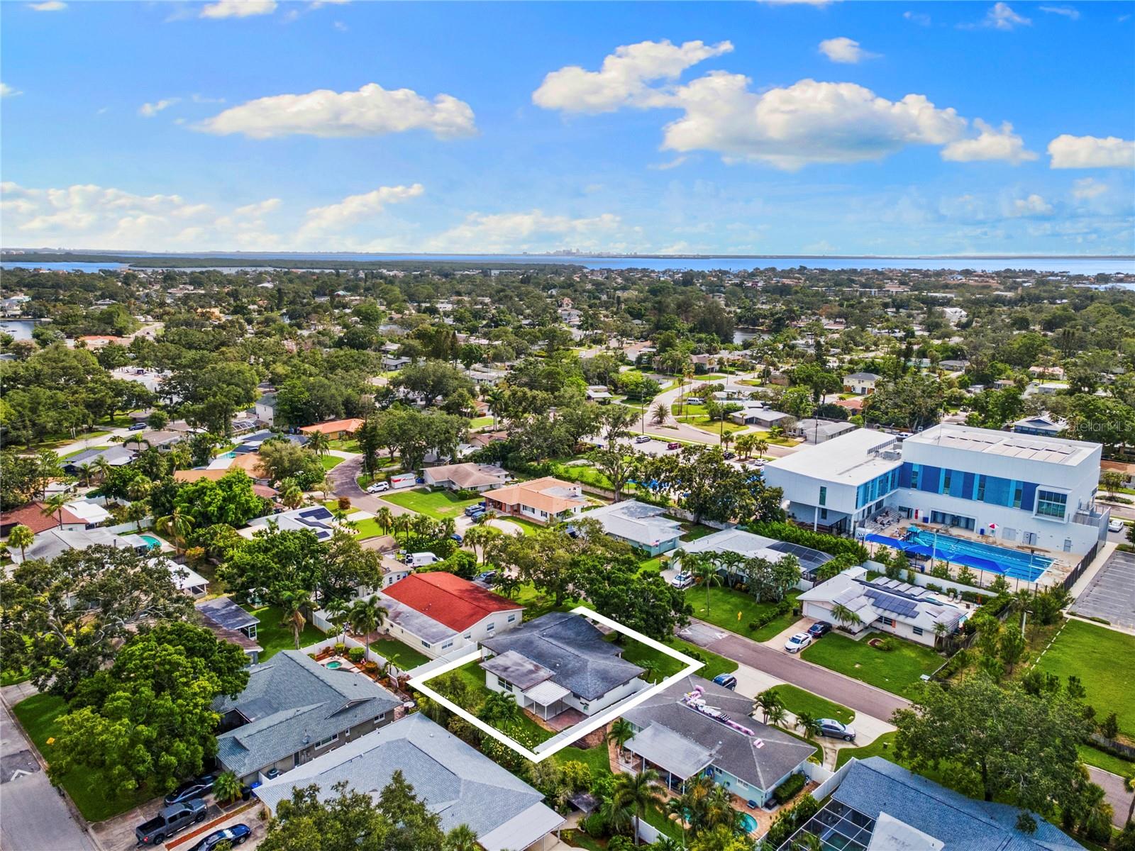 Walking distance to Shore Acres Rec Center and Pool