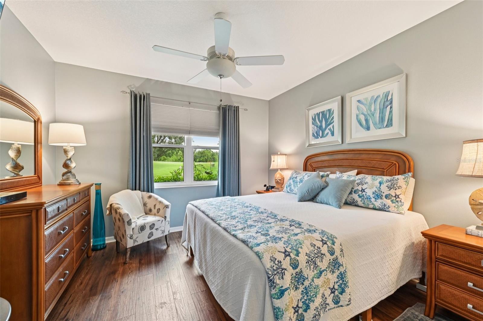 Primary suite over looking the golf course!