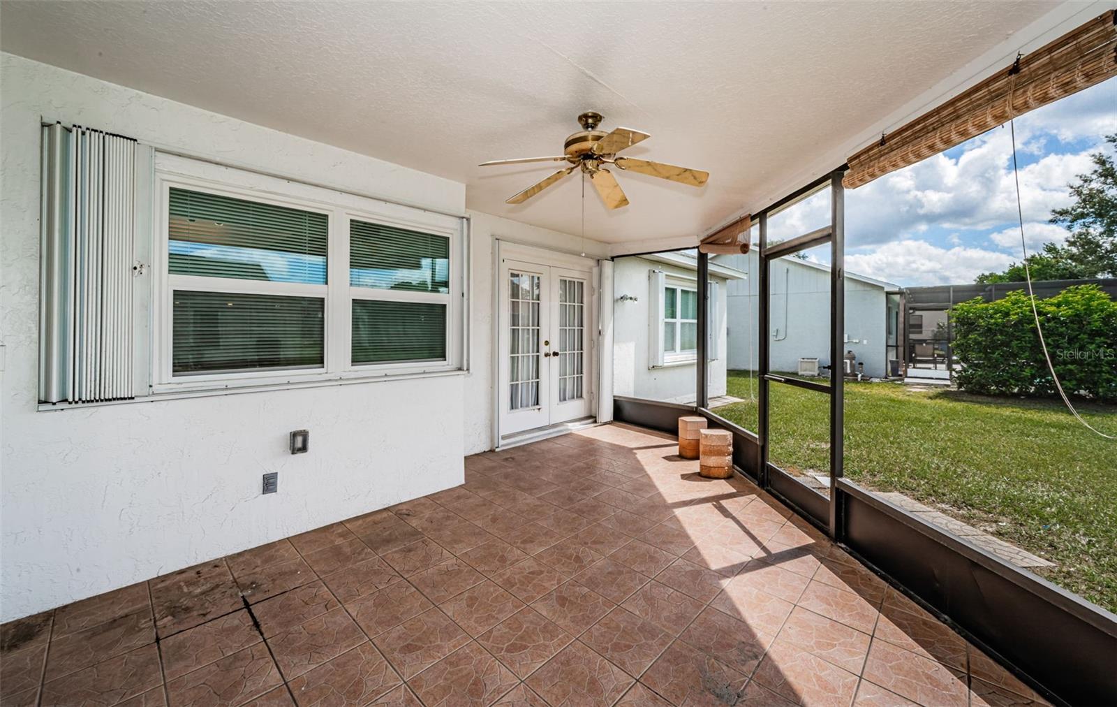 Screened in Lanai