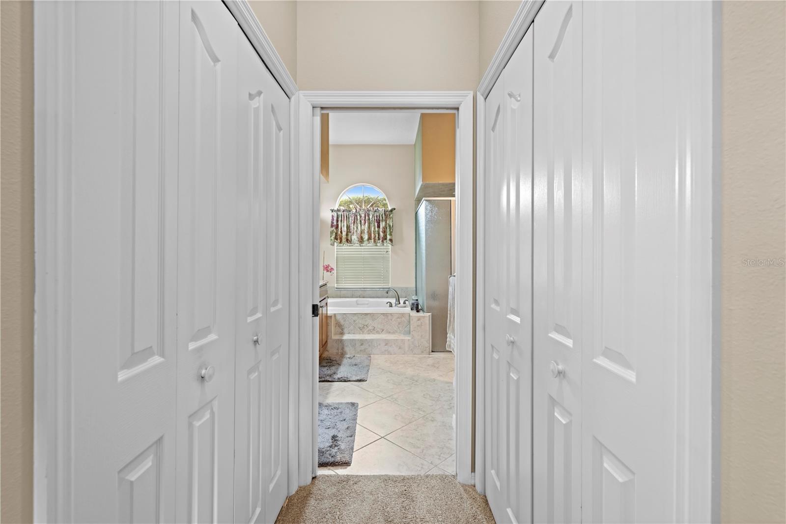 Dual Walk-in Closets in Primary Bedroom