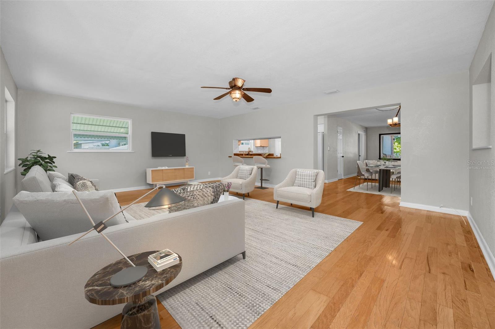 Virtually Staged/Family Room