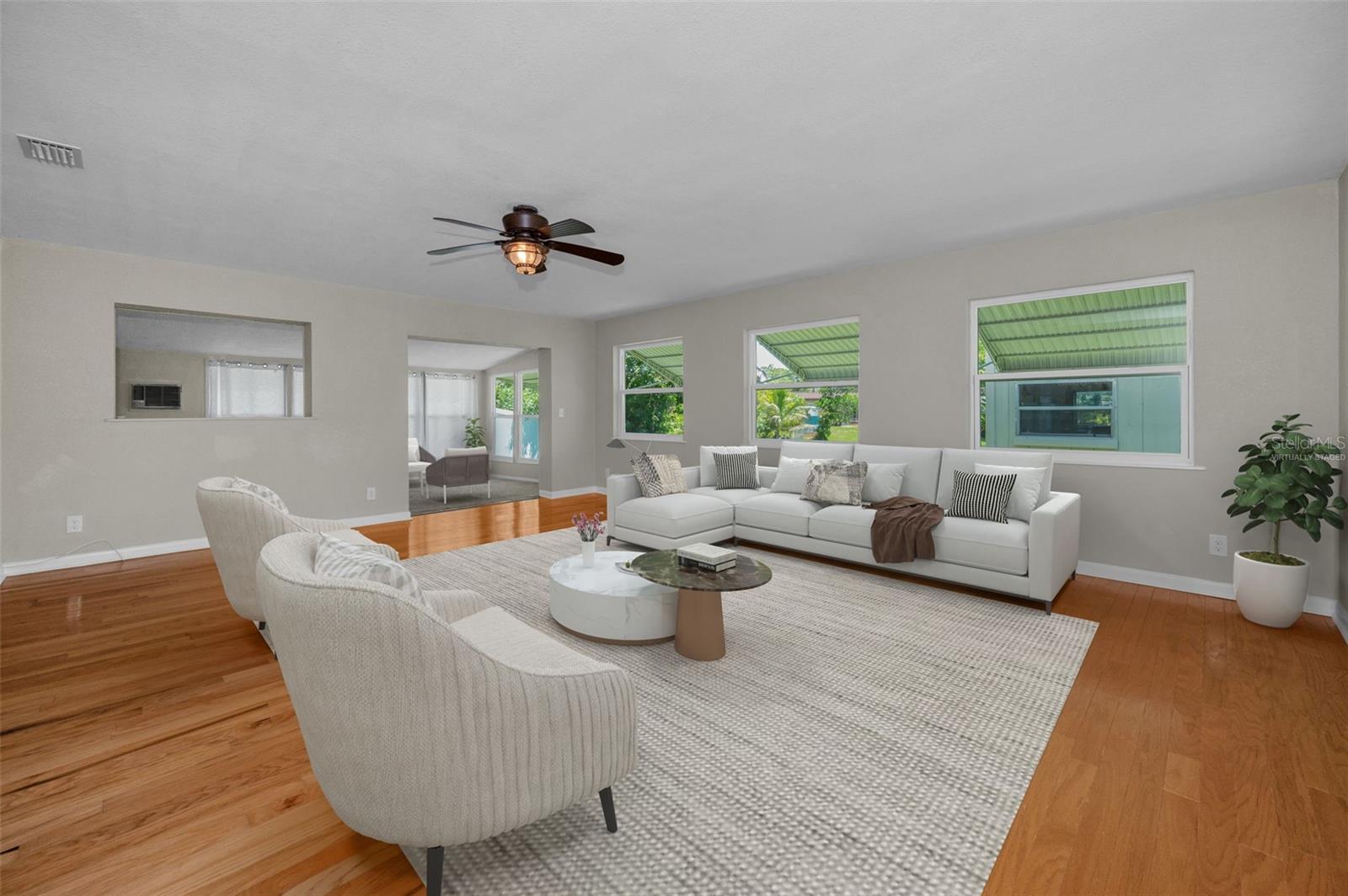 Virtually Staged/Family Room