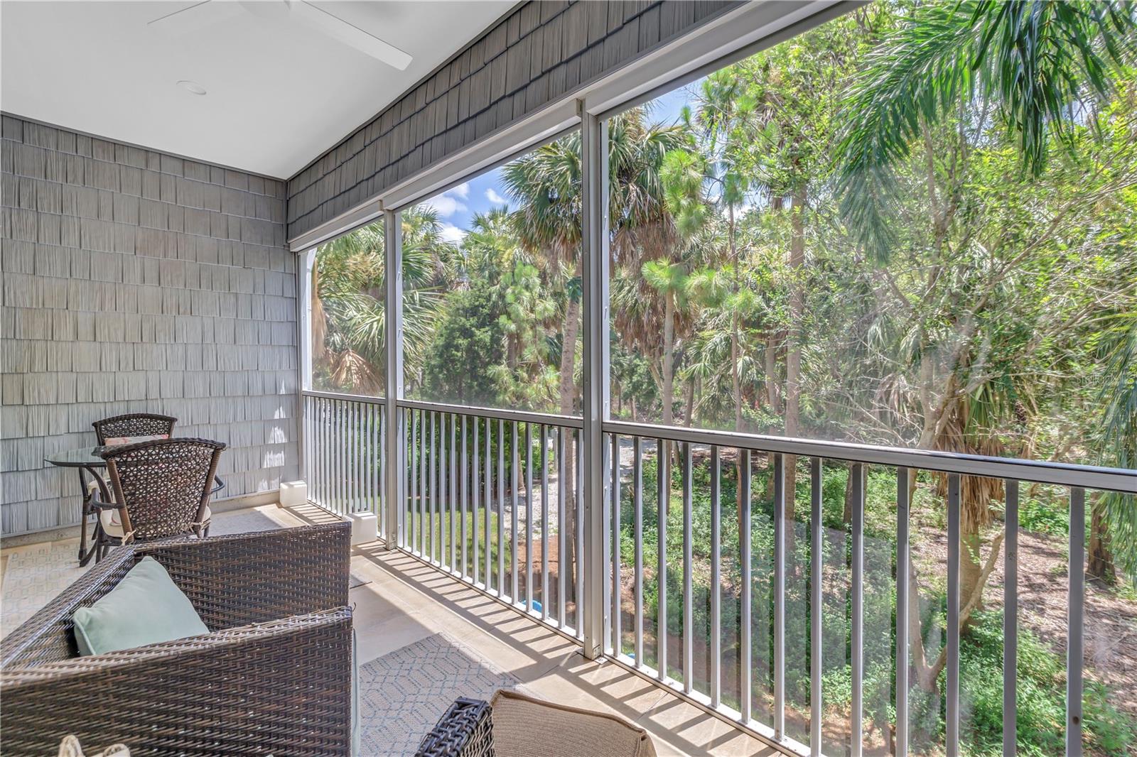 Screened in Porch on Main Level off of Living Area