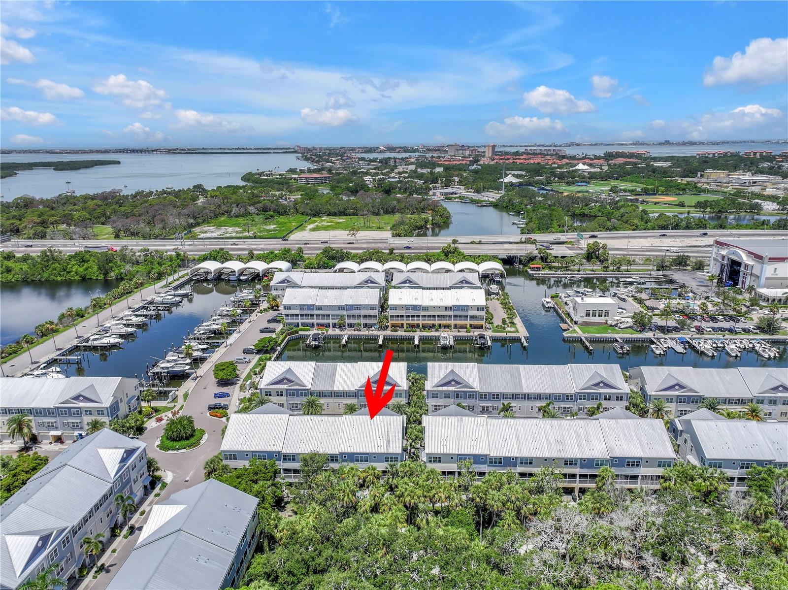 Aerial View West to the Gulf