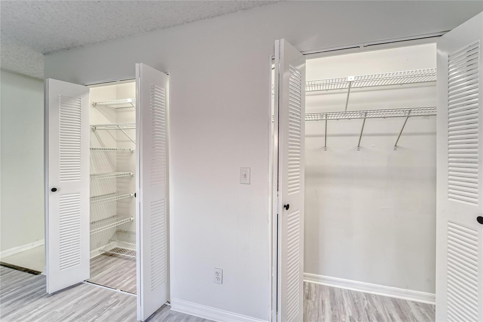 Master bedroom closet