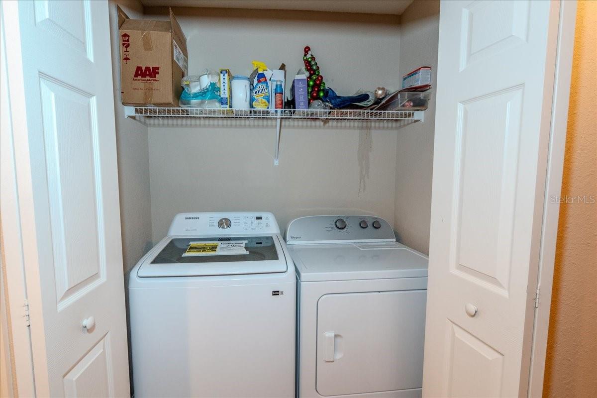 Laundry closet