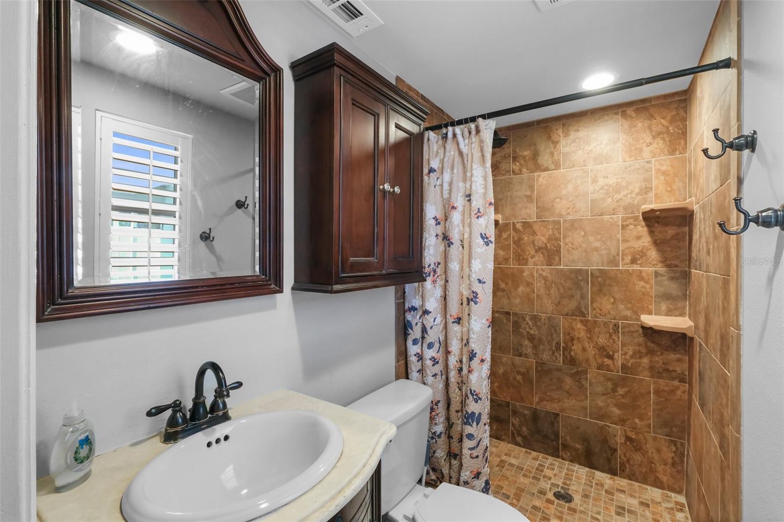 Ensuite Master bathroom with ceramic tiled shower.