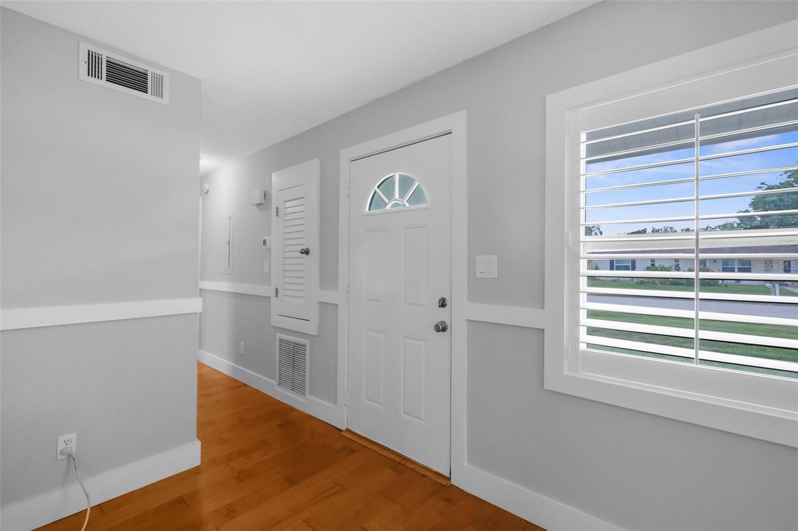 Front entrance into main living room.