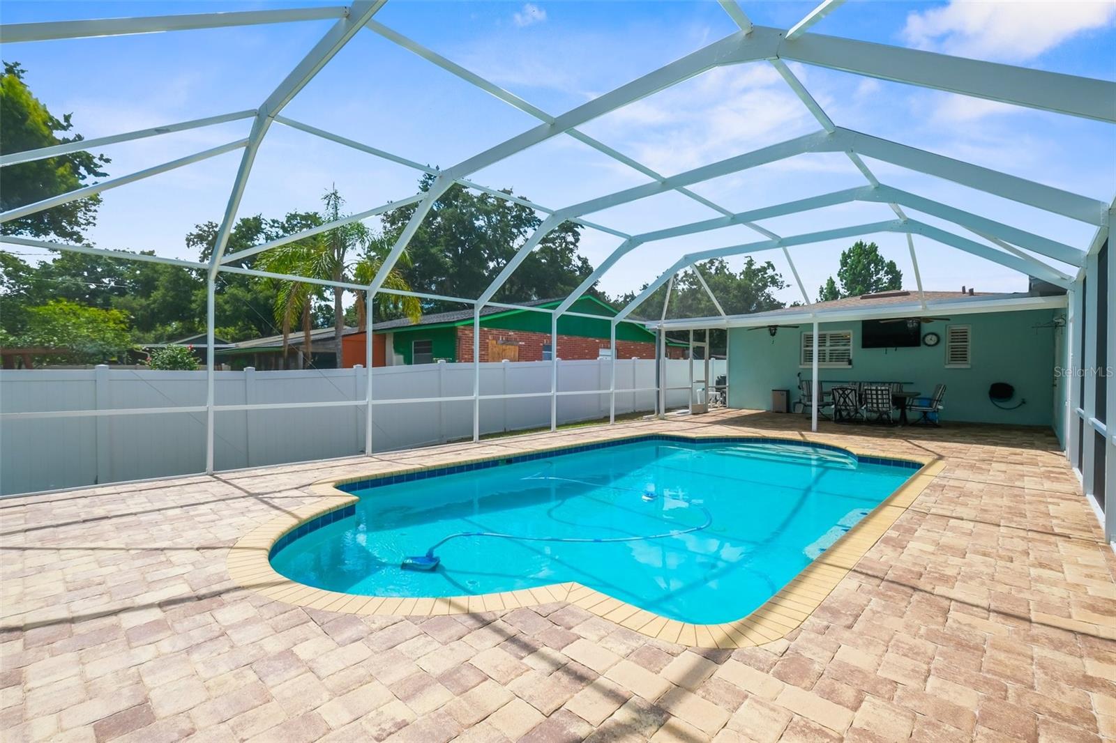 Private pool with beautiful brick paver deck!