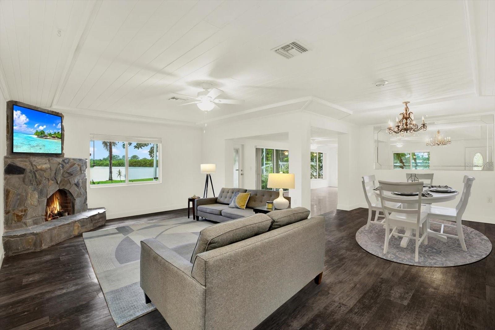 Staged Living Room
