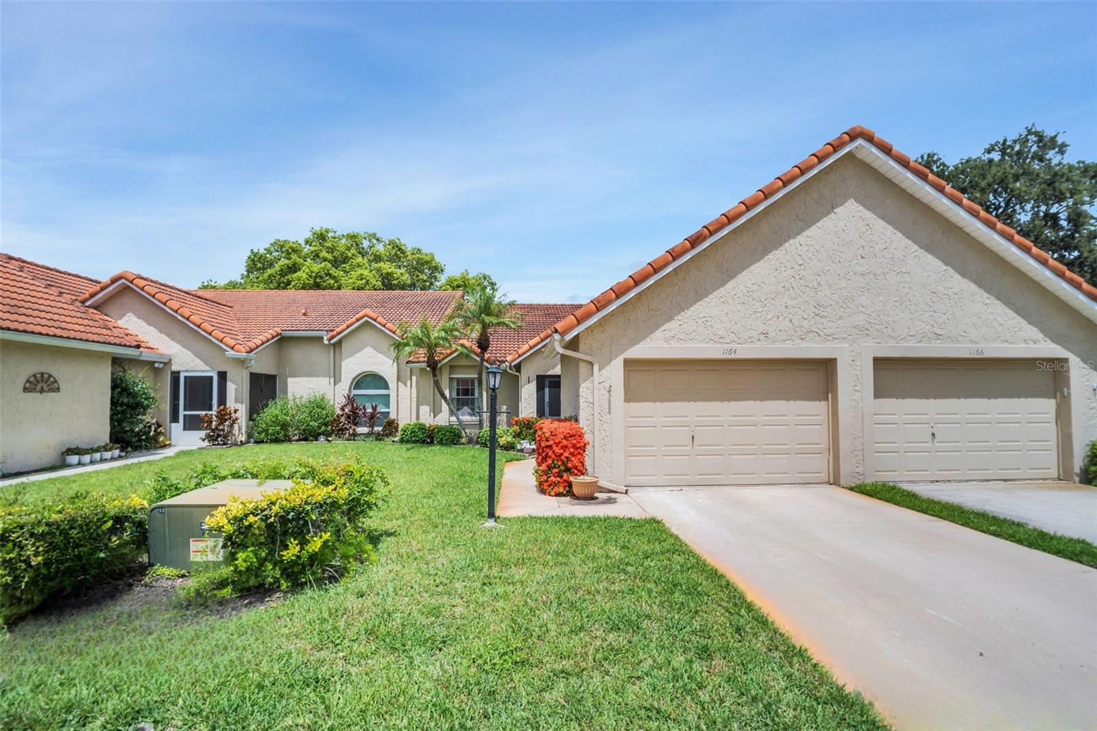 Mediterranean-style villa high & dry above the flood plain~