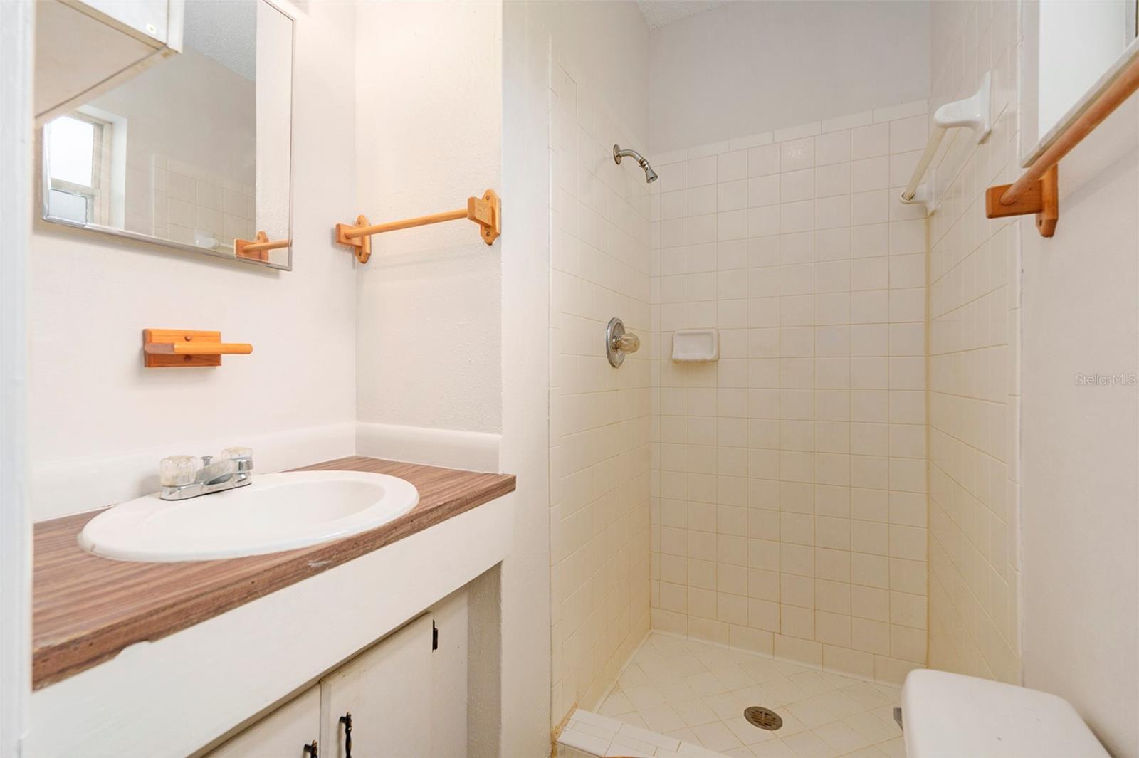 Bonus bathroom in converted garage