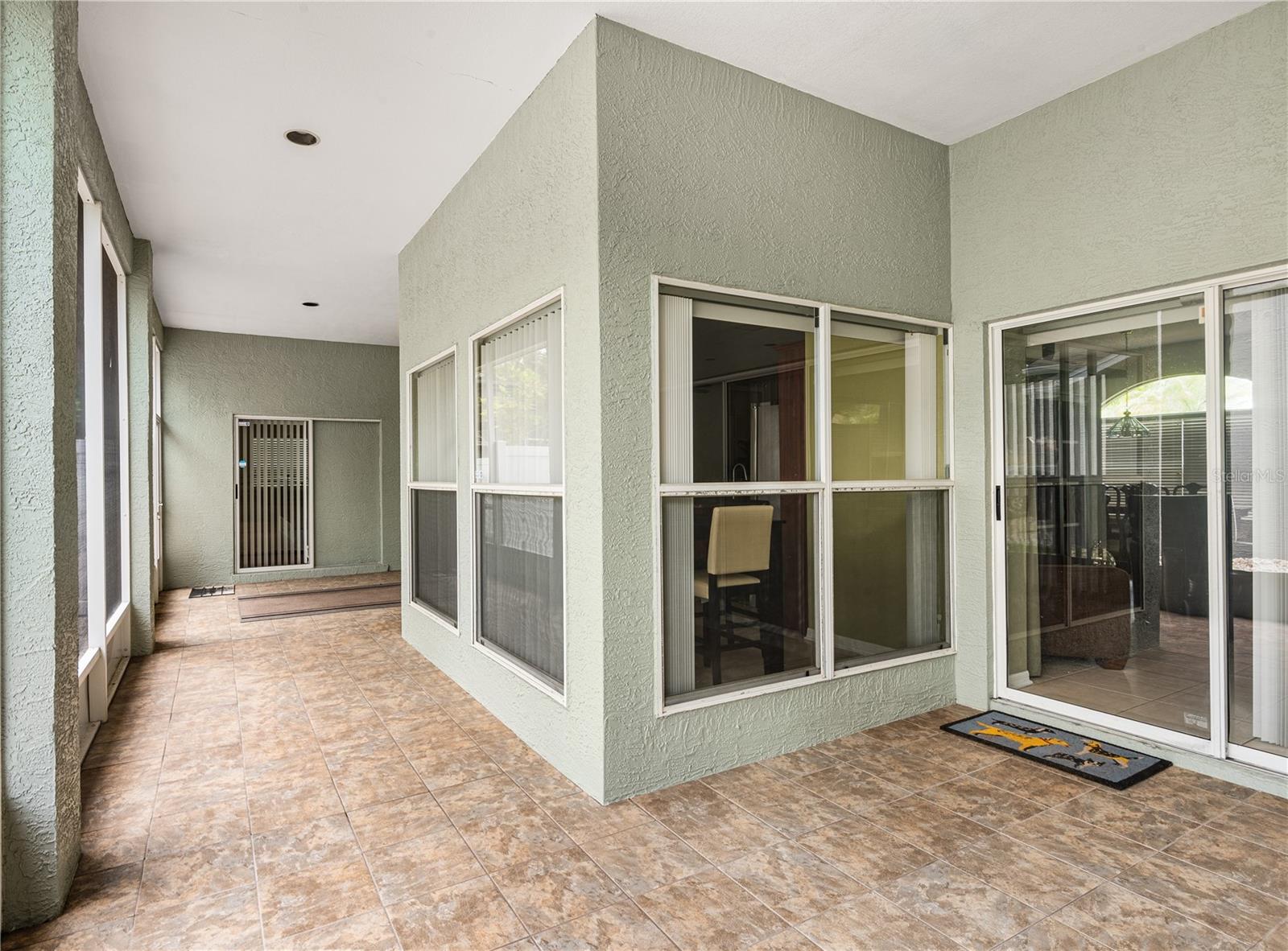 Screened patio