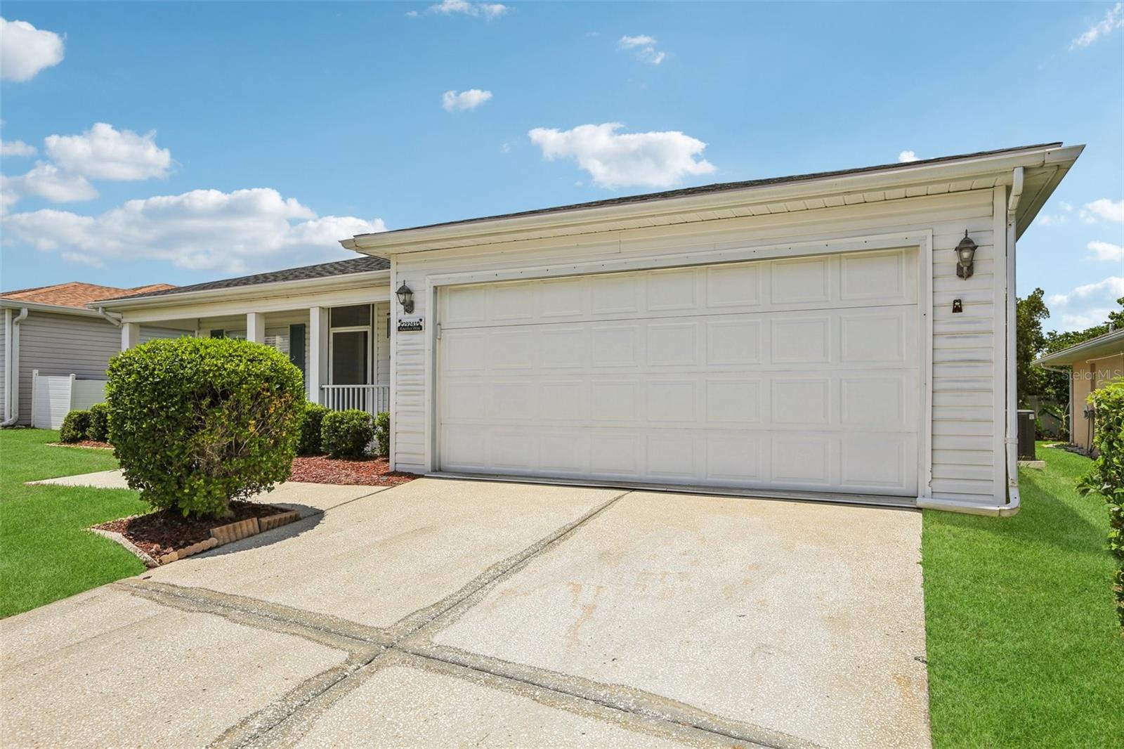 Two car garage