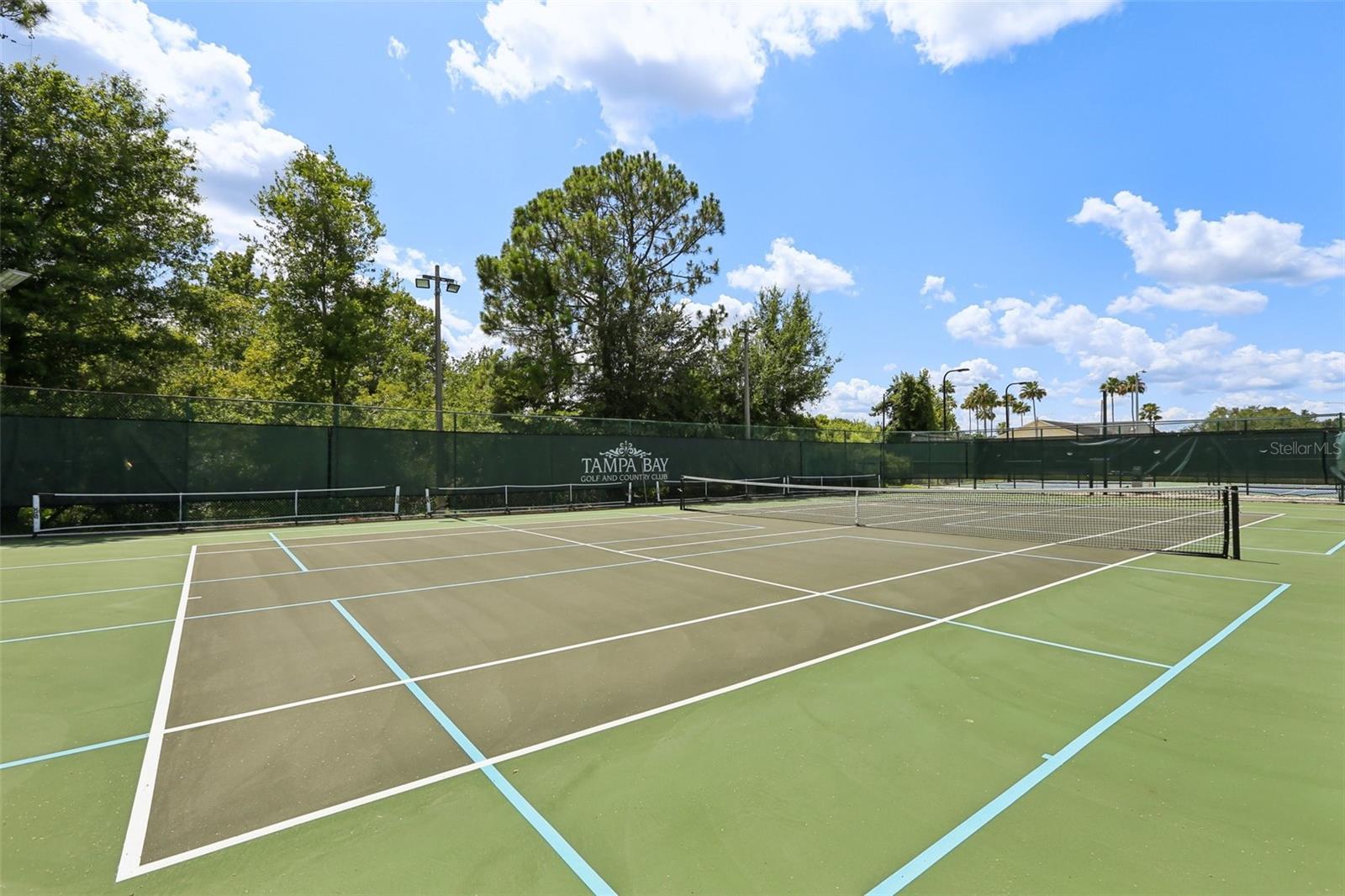 Pickleball court