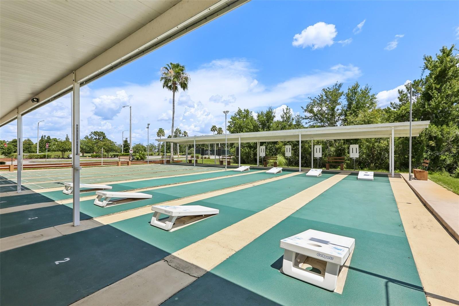 Corn hole courts