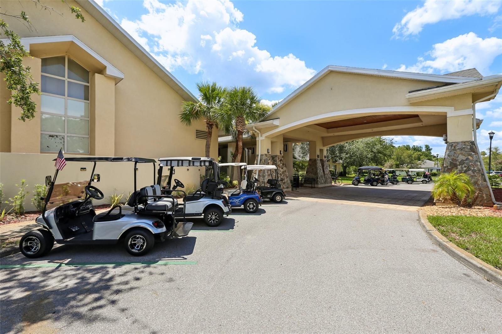 Community is very golf cart friendly