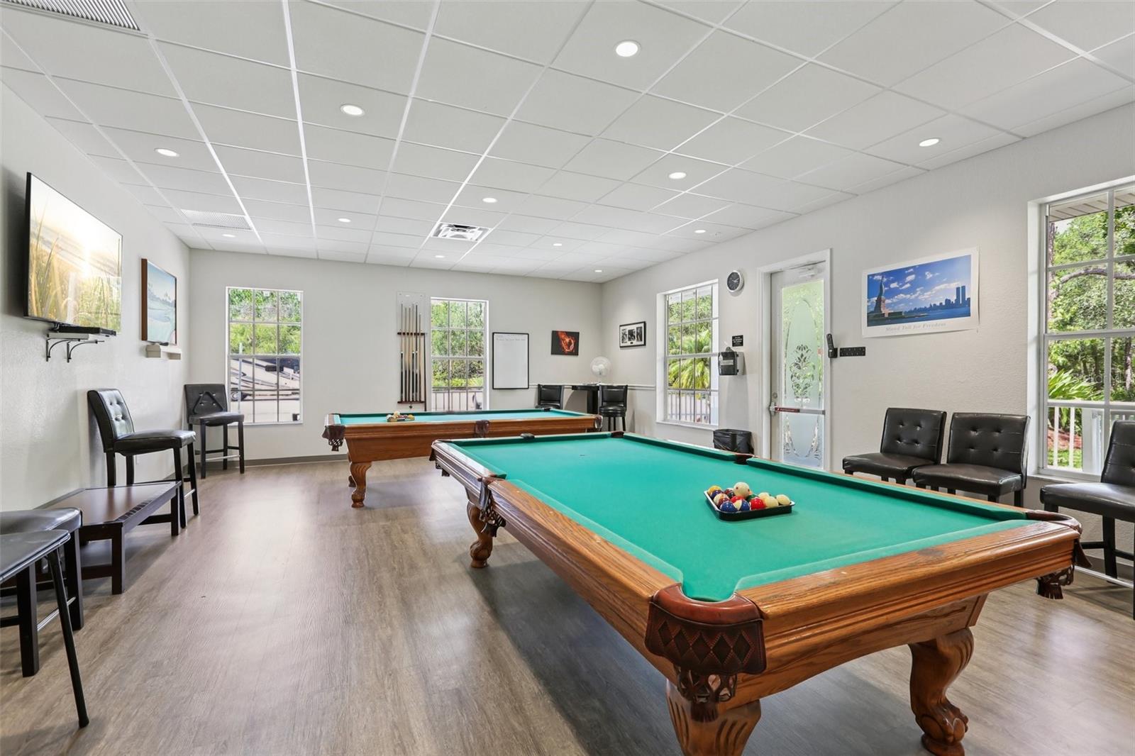 Billiards room