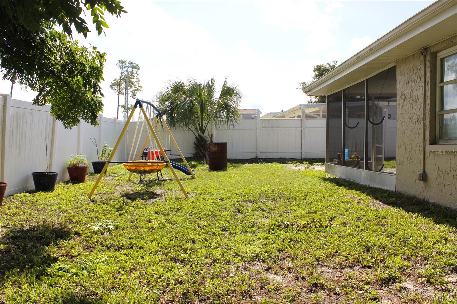 FENCED BACK YARD