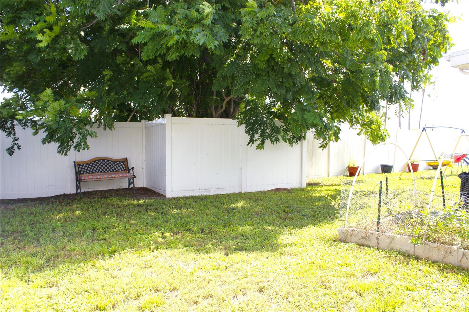 FENCED BACK YARD