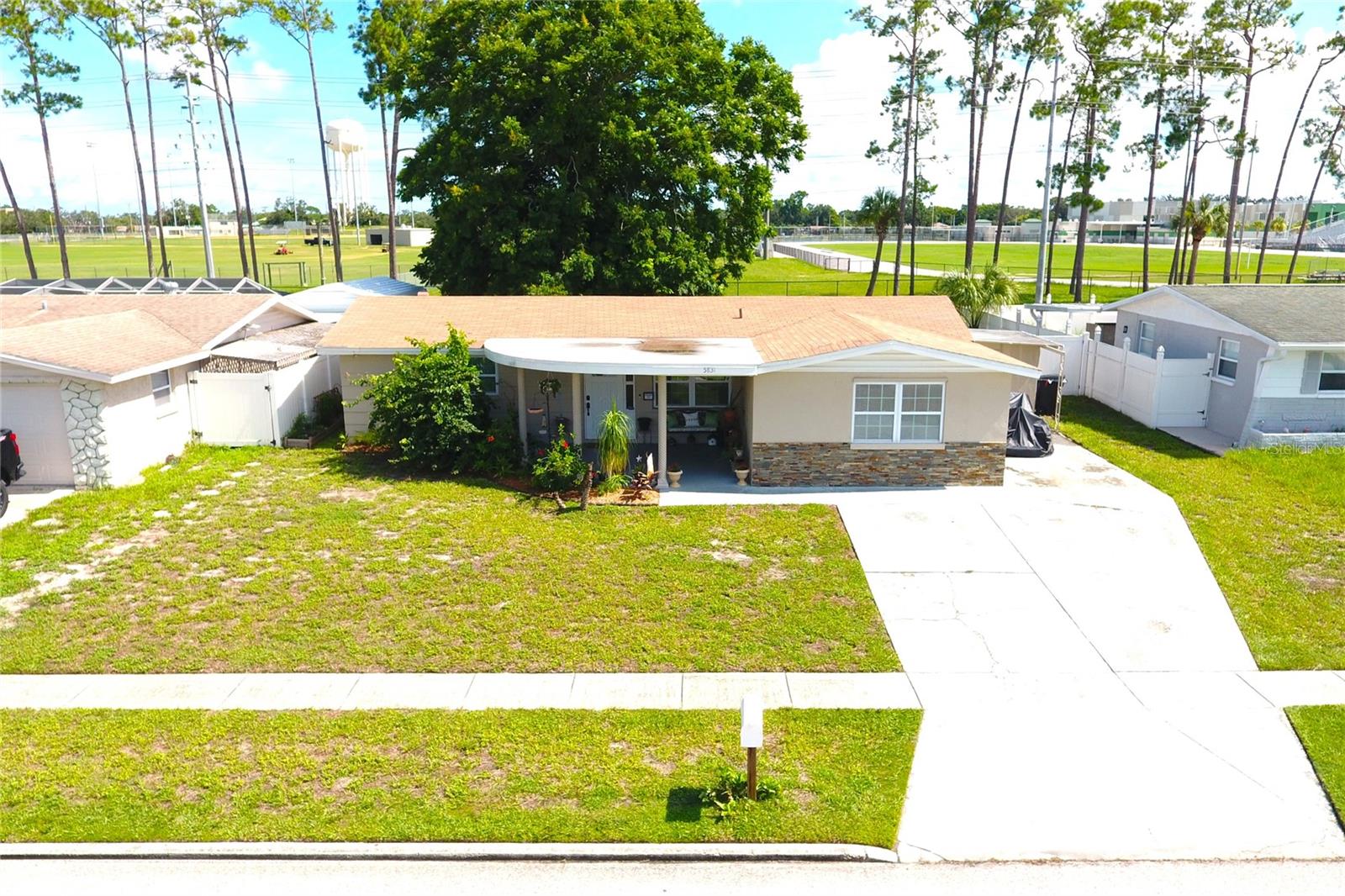 FRONT AERIAL