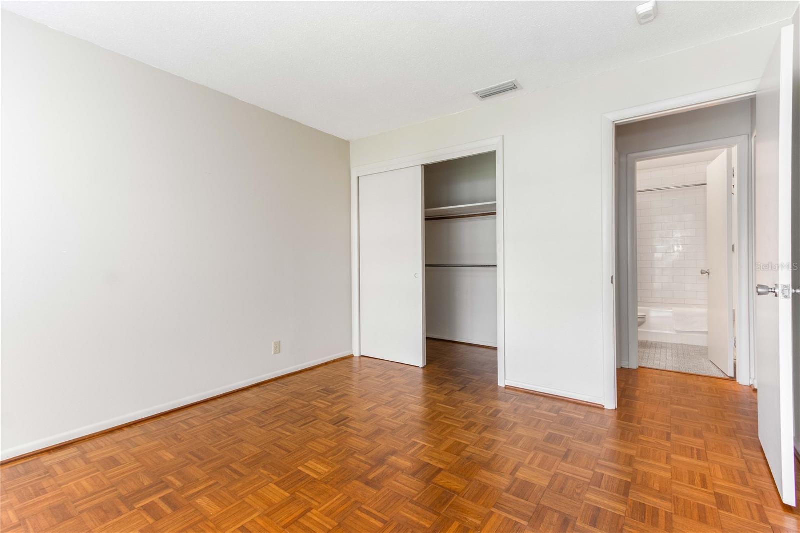 Large, walk-in closet