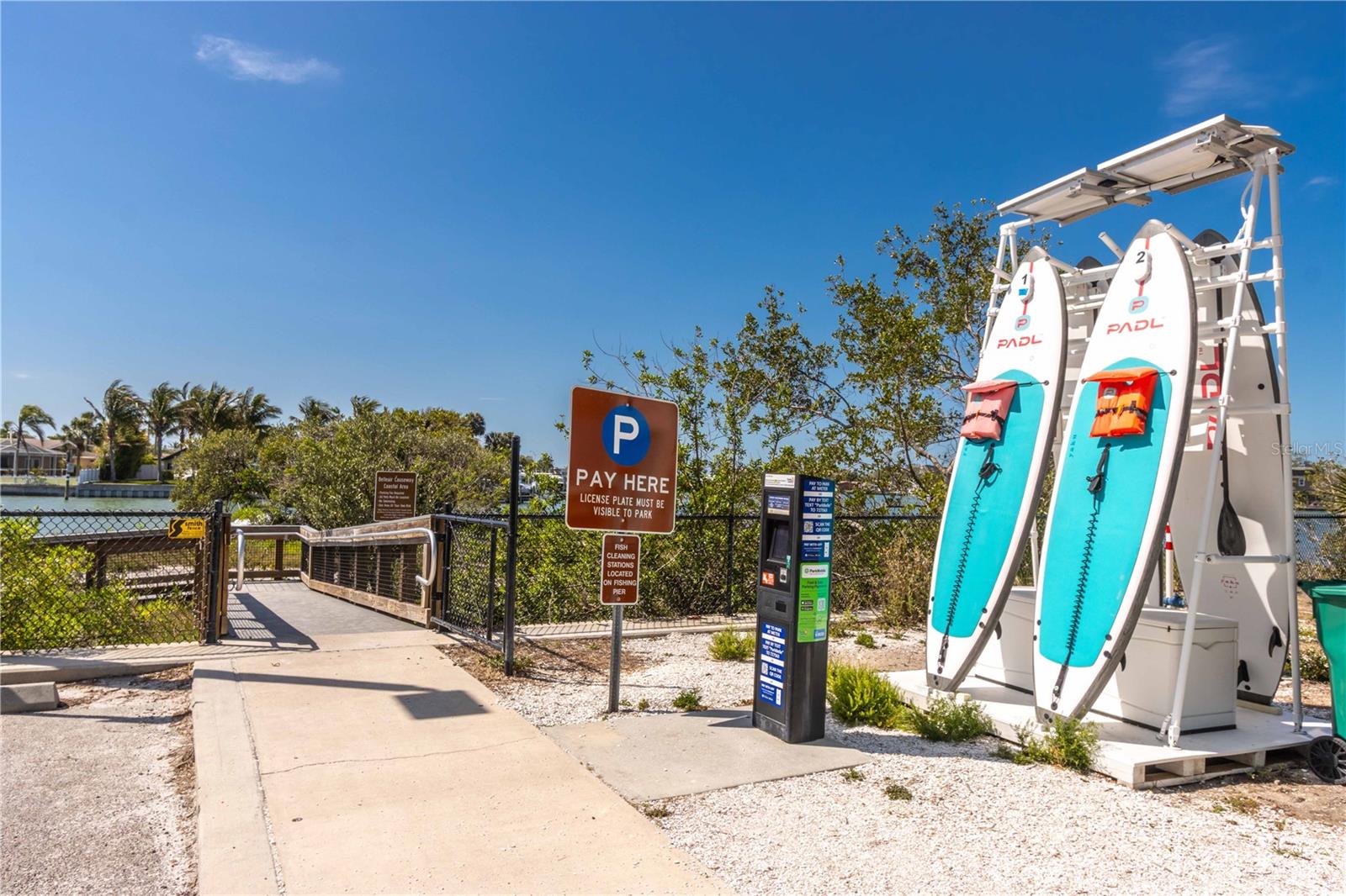 Rent paddleboards at marina