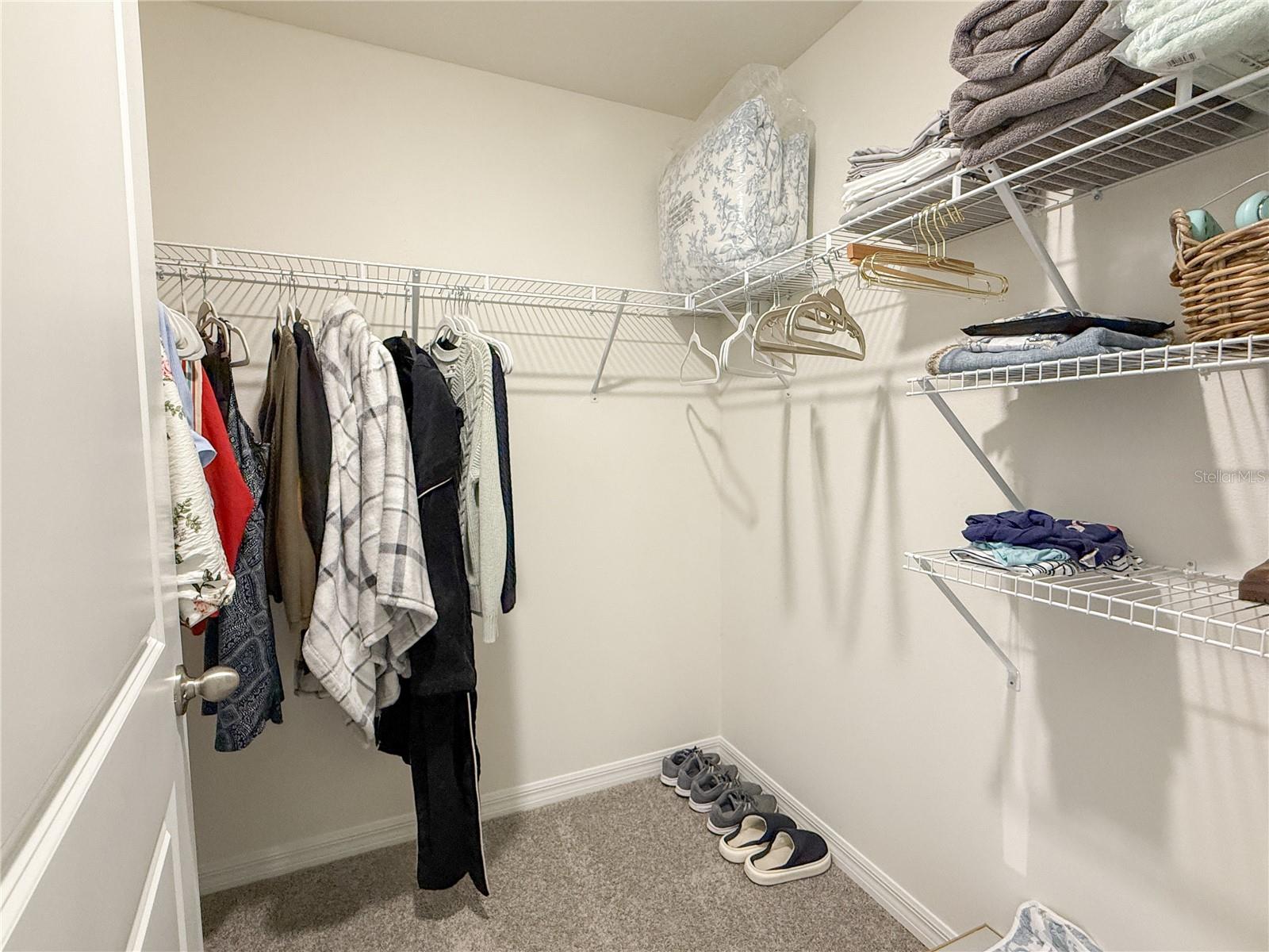 Primary bedroom closet