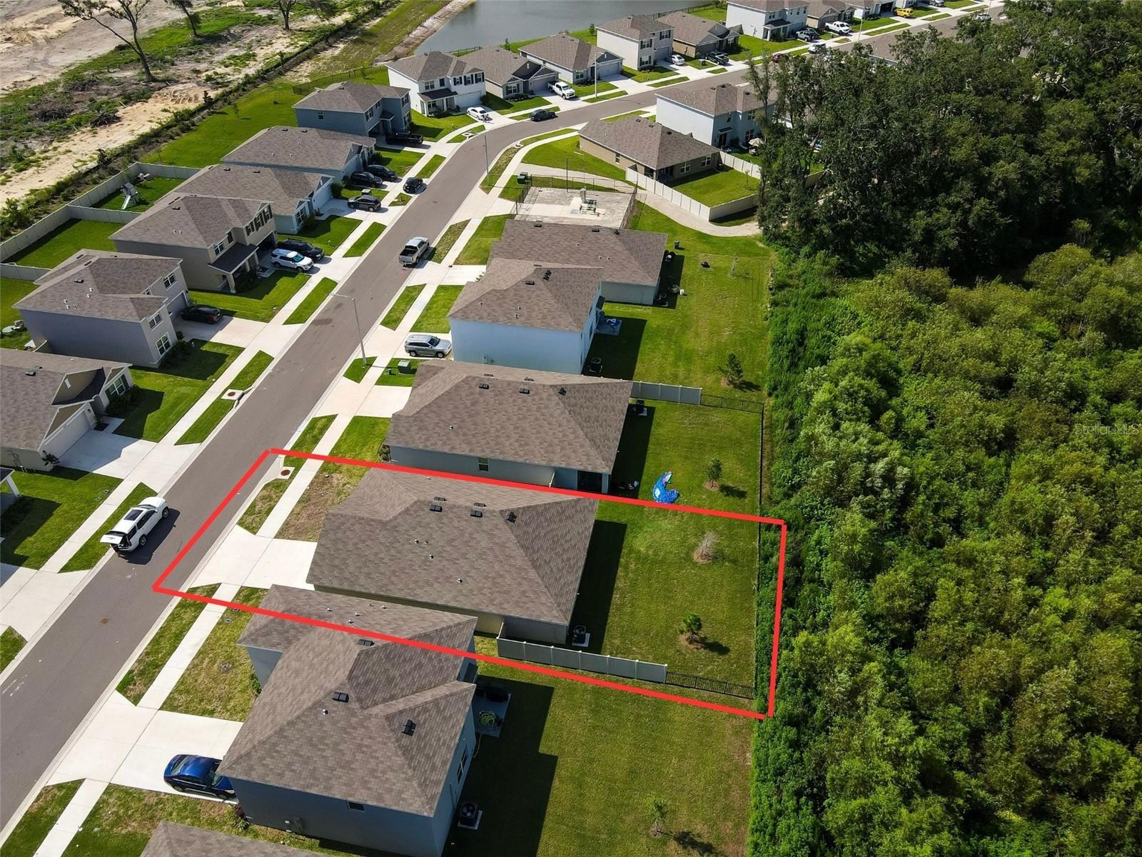 Aerial of home